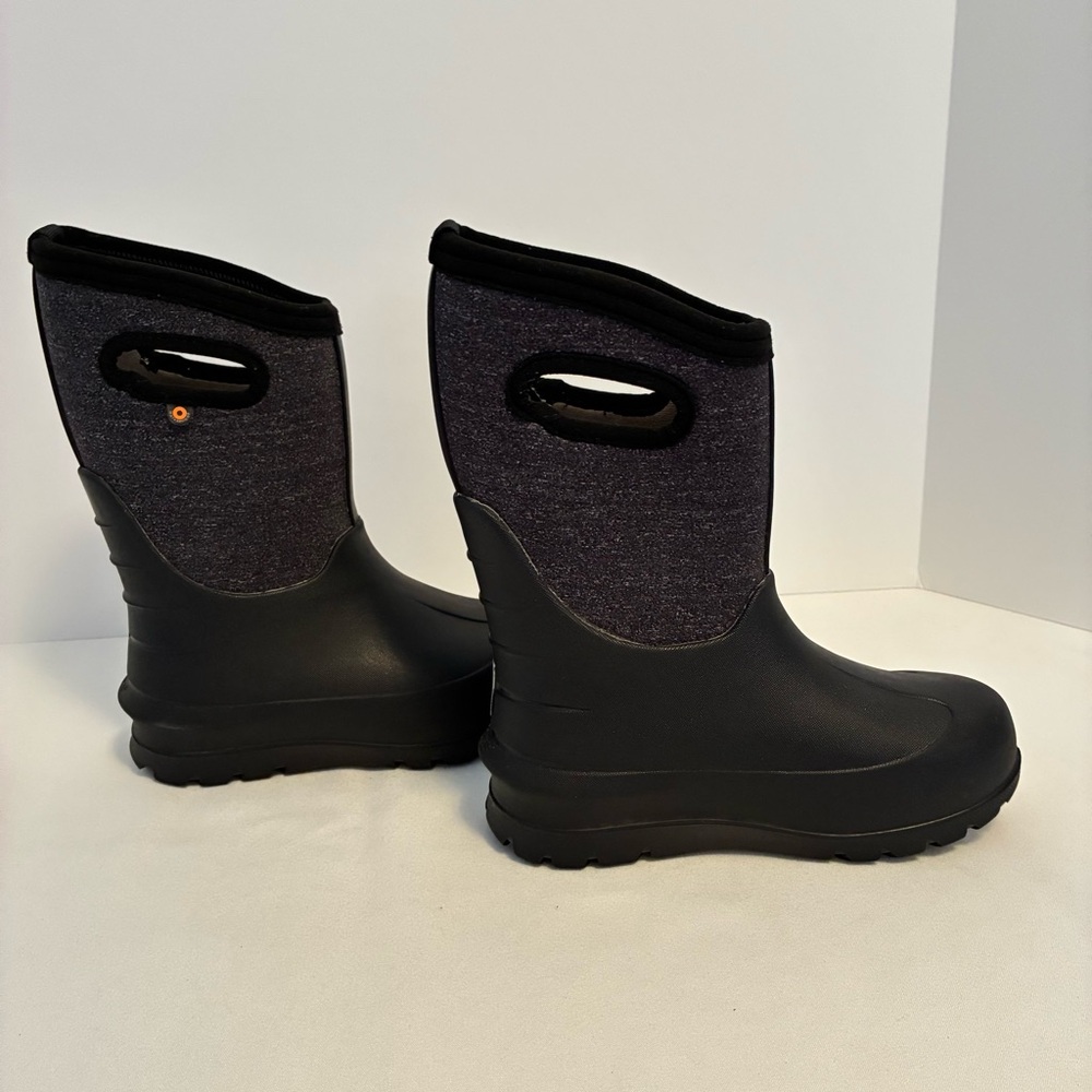 Bogs Big Kids Neo-Classic Melange Winter Boots Size 1 - Picture 4 of 10